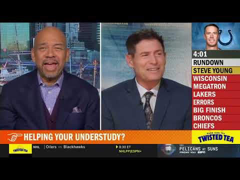 PARDON THE INTERRUPTION 10/27/22 Steve Young on Lamar Jackson is NFL new era   Brady