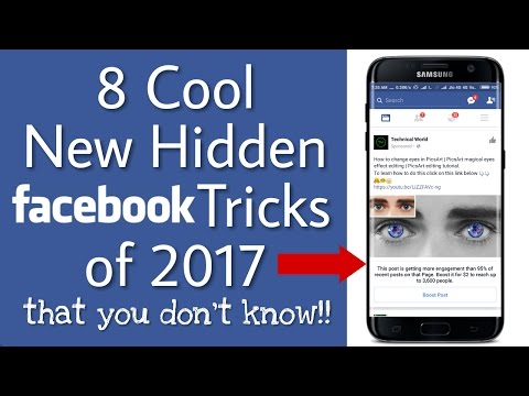 Top 8 cool new hidden Facebook Tricks 2017 | Facebook hacks that you don't know!!