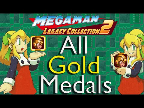 Mega Man Legacy Collection 2 - All Challenges (Gold Medals)