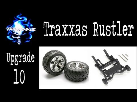 Daemon - Traxxas Rustler - Level 10 Upgrade - Front Anaconda Tires & Wheelie Bar