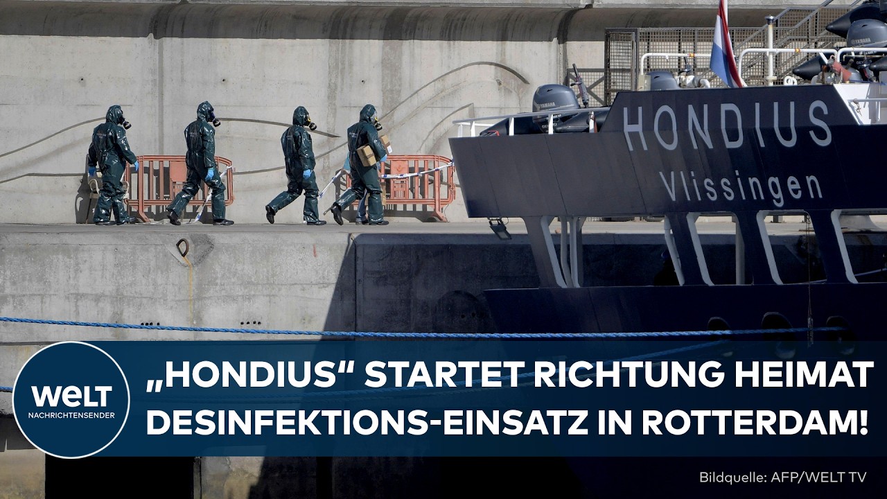 HANTAVIRUS-SCHIFF: „Hondius“-Passagiere evakuiert – Nächster Halt Desinfektions-Einsatz in Rotterdam