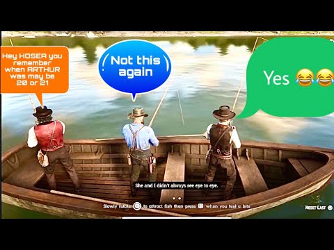 rdr2 Dutch and Hosea making fun of Arthur