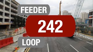 SMRT Buses Feeder 242 | Bus Service Route Visual
