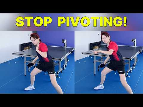 STOP Pivoting! (Do THIS Instead) - Best Table Tennis Footwork for Amateurs