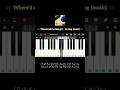 WHERE D ALL THE TIME GO Dr Dog PIANO Cover Notes Tutorial Instrumental Trending Shorts