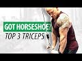 TOP 3 TRICEP EXERCISES (CABLE VERSION) - Horseshoe Development