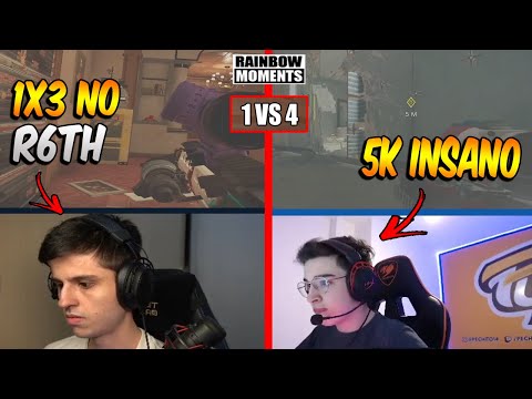 CLUTCH MONSTRO DO RAZAH, PALUH GANHANDO 1x4, 5K INSANO DO PECHITO - MELHORES MOMENTOS LIVES R6