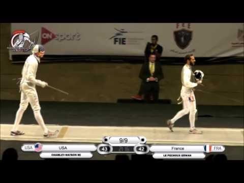Fleuret - La France remporte la première coupe du monde au Caire