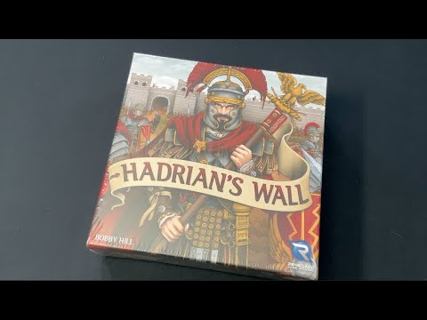 The Discriminating Gamer: Hadrian's Wall unboxing with Ray