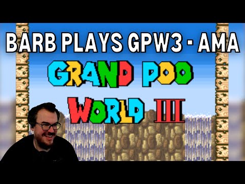 Barb plays Grand Poo World 3 and chats about the game