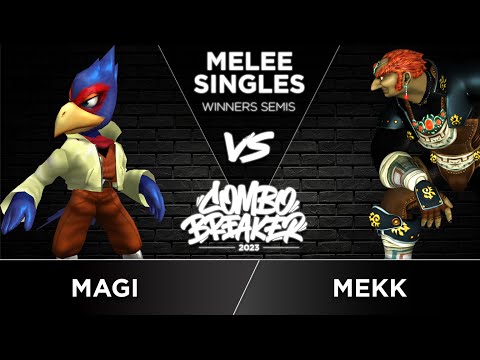 Magi (Falco) vs Mekk (Ganondorf) - Melee Singles Winners Semi-Final - COMBO BREAKER 2023
