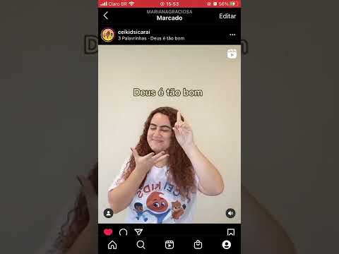 Deus é tão bom em libras/3 palavrinhas.