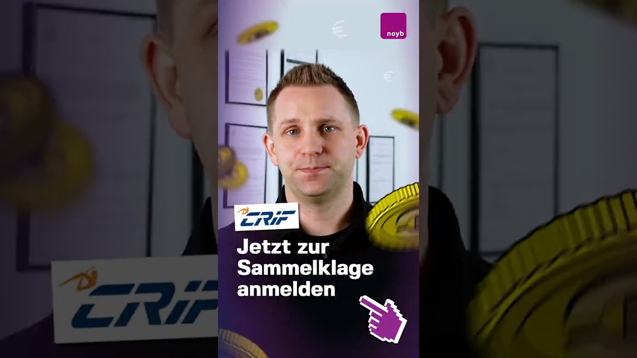 ✍️ Jetzt anmelden: CRIF-Sammelklage
