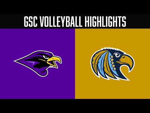 Montevallo at Mississippi College | GSC Volleyball Highlights | Oct 29, 2024