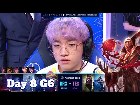 DRX vs TES | Day 8 Group D S10 LoL Worlds 2020 | DRX vs Top Esports - Groups full game