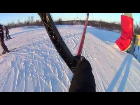 Видео: Видео горнолыжного курорта Южный Склон в Мурманская область