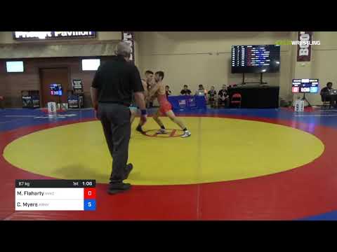 2018 Marine Corps US Open/Senior Men's Greco-Roman 67 Con 8 #2 - Morgan Flaharty (NYAC) Vs. Connor