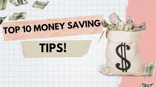 Top 10 money saving tips