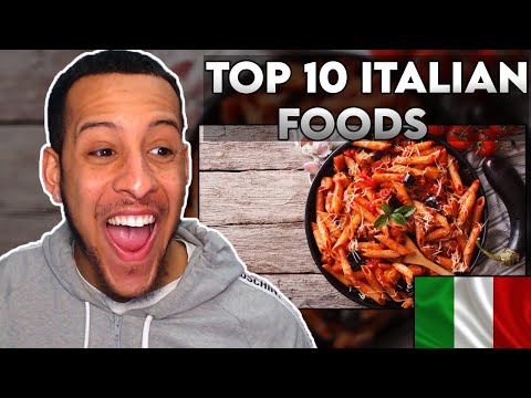 BRITISH REACTING TO TOP 10 FOODS IN ITALY