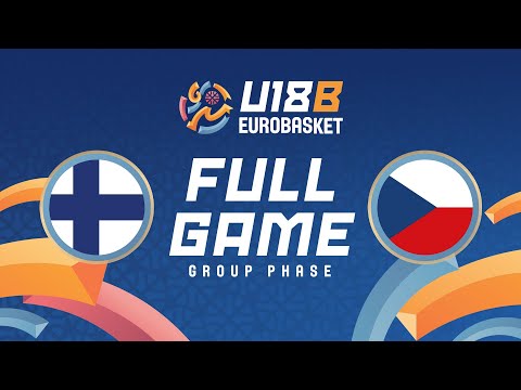 Group Phase | Finland v Czechia | Full Basketball Game | FIBA U18 EuroBasket 2025 - Division B