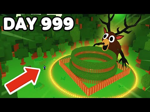 I Built The SAFEST BASE EVER In 99 Nights In The Forest!