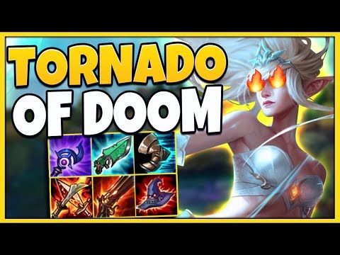 *ENEMY MID FREAKS OUT* THIS IS ACTUALLY BROKEN?!? 1100+ AP ASSASSIN JANNA - League of Legends