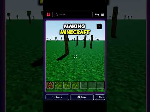 Make a 3D game with AI—no coding needed 😎 #gamedev #ai #minecraft #gaming