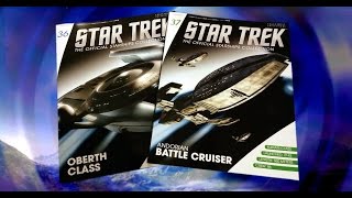 Star Trek Starships Collection #36 & 37 Review : Oberth Class, Andorian Battle Cruiser.
