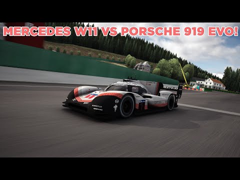 Mercedes W11 VS Porsche 919 EVO!