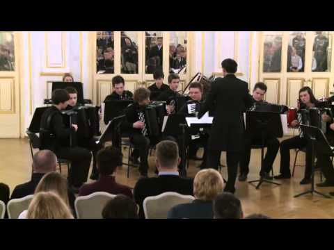 Alfred Reed - Hoe Down; arr. D. Ivša (Accordion orchestra of the Conservatory Maribor)