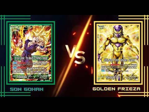 DBS Set 21 Weekly Locals - Son Gohan vs Set 1 Golden Frieza