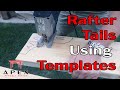 Cutting Beam/Rafter/Purlin Tails Using Paper Templates