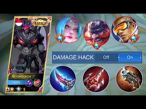 TOP GLOBAL ALDOUS NEW  DAMAGE HACK FOR ONE SHOT 2022!!