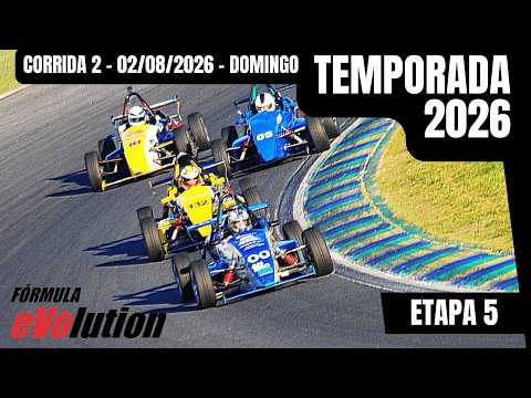 Etapa 6 - 2026 - FÓRMULA EVOLUTION - Corrida 2 - Interlagos - AO VIVO
