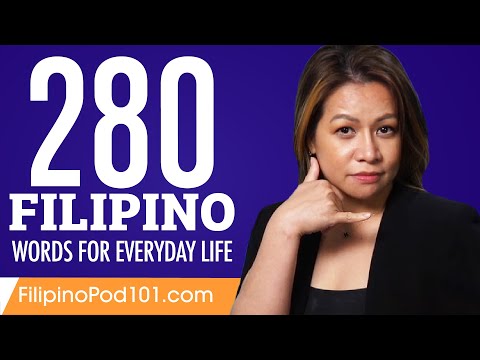 280 Filipino Words for Everyday Life - Basic Vocabulary #14
