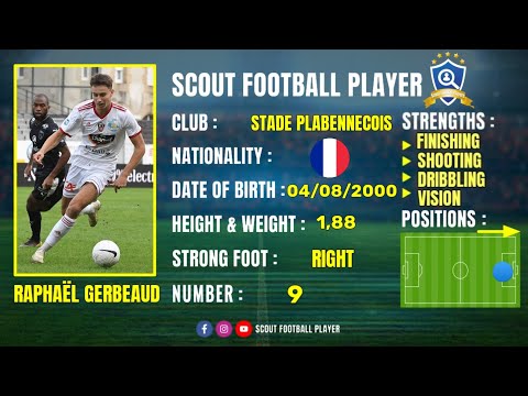 RAPHAËL GERBEAUD 🔵 FORWARD 🔵 STADE PLABENNECOIS 🔵 BEST OF 2022/2021