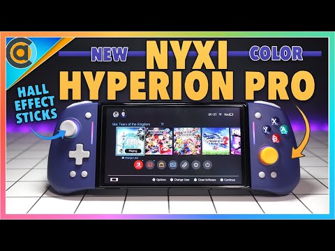 NYXI Hyperion Pro HALL EFFECT REVIEW Nintendo Switch JoyCon NEW COLOR PURPLE