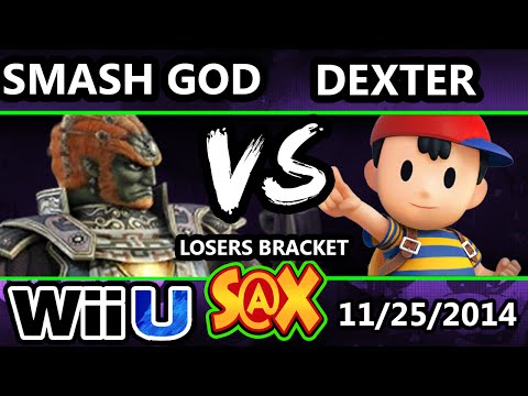 S@X - Smash G0D (Ganondorf) Vs. Dexter (Ness) SSB4 Losers Bracket - Smash For Wii U