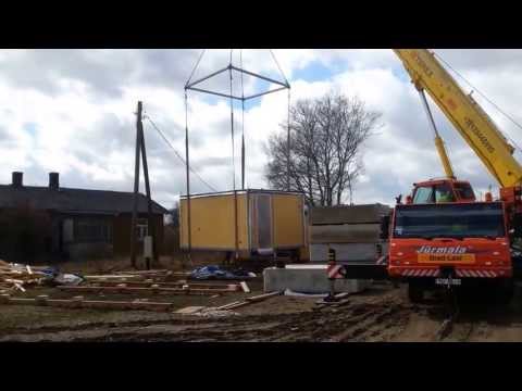 AQUA AURA installation on pontoons by Ponton.Lv