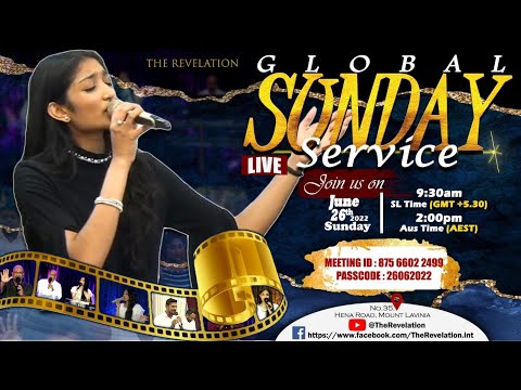 Sunday Global Service | 26th June 2022 | Ps Kapila | Sunday Live Service