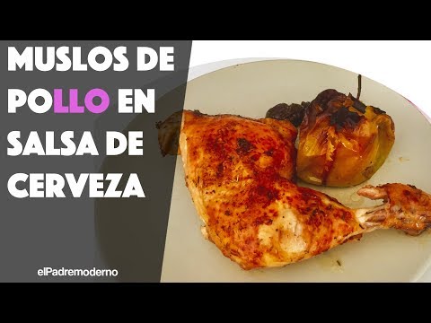 MUSLOS de POLLO al horno con cerveza | Receta FáCIL y RáPIDA