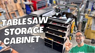 A Game-Changer for my Shop - Under Table Saw Storage Cabinet