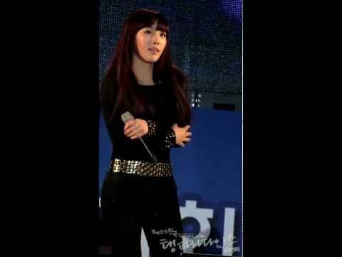 [Fancam] 100501 Taeyeon SNSD - ShowX3@Gyeonggi Sports Festival