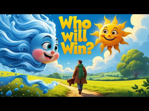 The Wind and the Sun | Fun Moral Story for Kids | Learn the Power of Kindness |