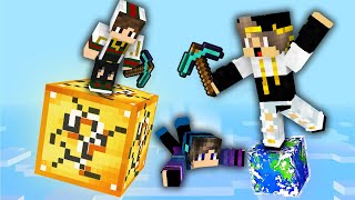 ماين كرافت ولكن اصدقائي غدروني وخسرت كل شيء في عالم البلوكة الواحدة ( بداية الحرب ) !!!????????