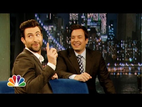 Adam Levine Does His Best Aaron Neville (Late Night with Jimmy Fallon)