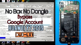 Huawei Y7 2019 ( DUB-LX1 ) FRP Remove Google Account / No Box / with Miracle / Fix unlock the device