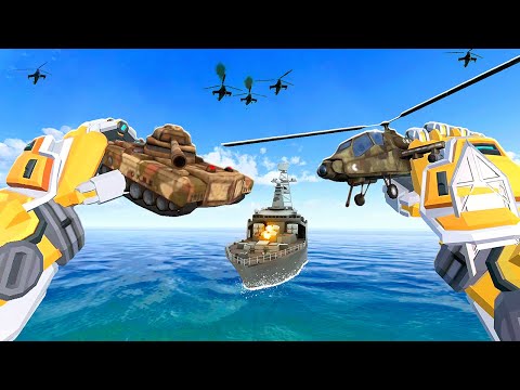 TRAITOR Mech Takes on Entire Army - Kaiju Battle Simulator VR