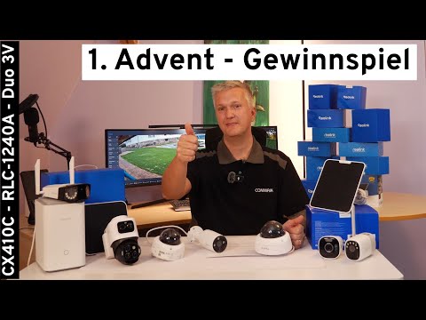 Riesiges Reolink Gewinnspiel zum 1. Advent: 3 PoE Kameras im Set!