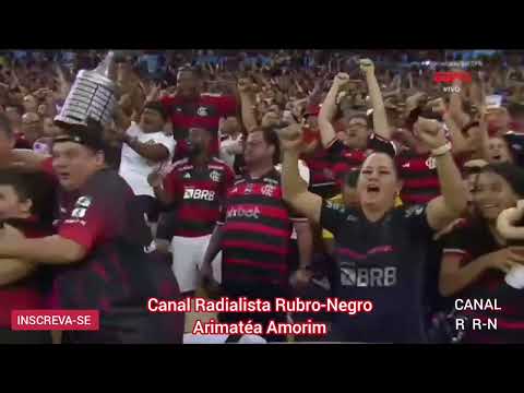Confira os Gols. Flamengo 2 x 0 Bolívar, gols de Luiz Araújo e Léo Pereira. Libertadores (jogo ida).